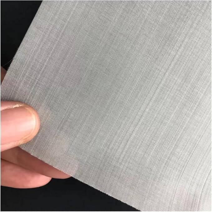 Stainless Steel Wire Cloth Mesh 250 Mesh, Fine Woven Screen Fabric, Cuttable