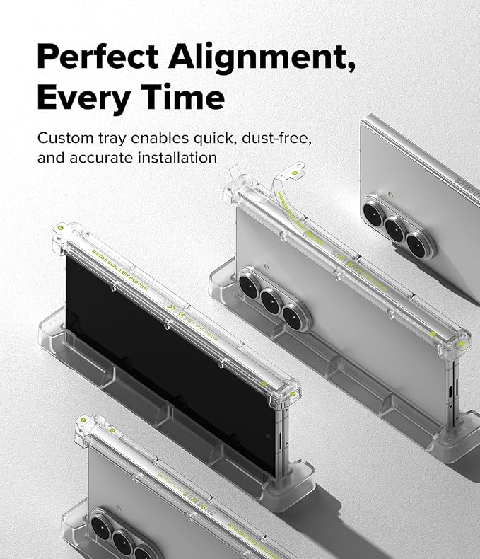 Ringke for Samsung Galaxy Z Fold 7 Hinge Protector [Hinge Dual Easy Pro] | 2 Pack Adhesive TPU Film for Curved Surface Easy Installation Not Screen Protector