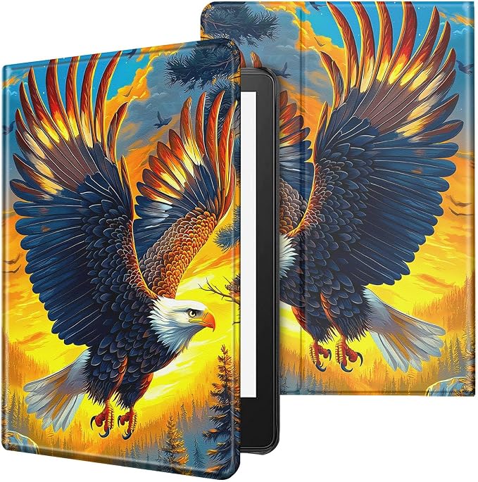 Case for All-New Kindle Paperwhite 12th Generation 7 inch 2024 &amp Kindle Colorsoft Signature Edition 2024 Lightweight Protective PU Leather Smart Stand Cover with Auto Wake Sleep - a Beautiful Gala