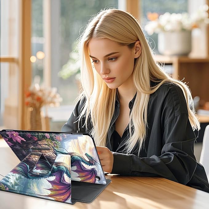 for Amazon Fire Max 11 2023 Release Table Case 11'' Rotating Auto Wake Sleep Leather Table Case for Amazon Fire Max 11 2023 Release Stand Bird Flowers Design for Woman Man