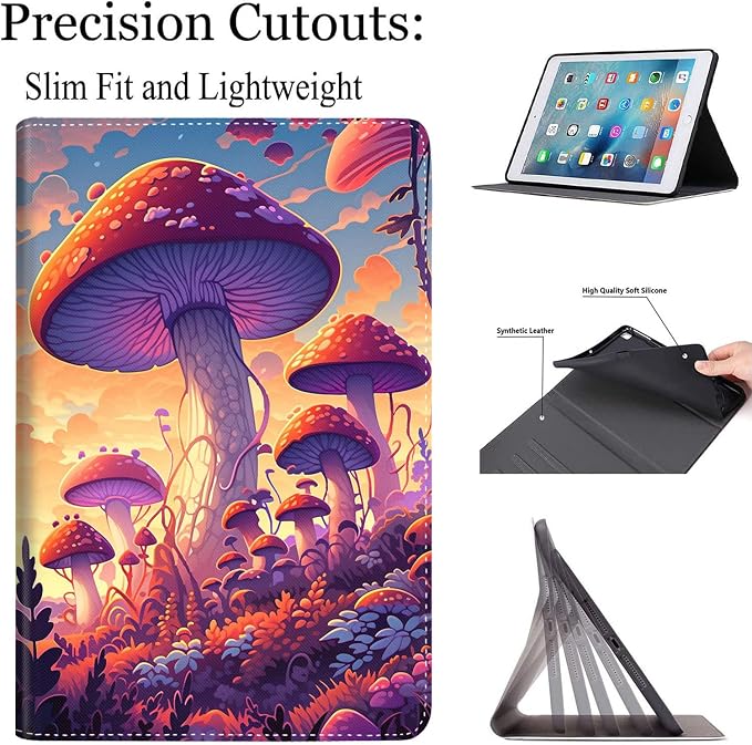 Case for New iPad (A16) 11th Generation 11 Inch 2025for iPad 10th Generation 2022 10.9 Inch Multi-Angle Stand Smart Cover Shockproof with Auto Wake/Sleep Baby Dragon