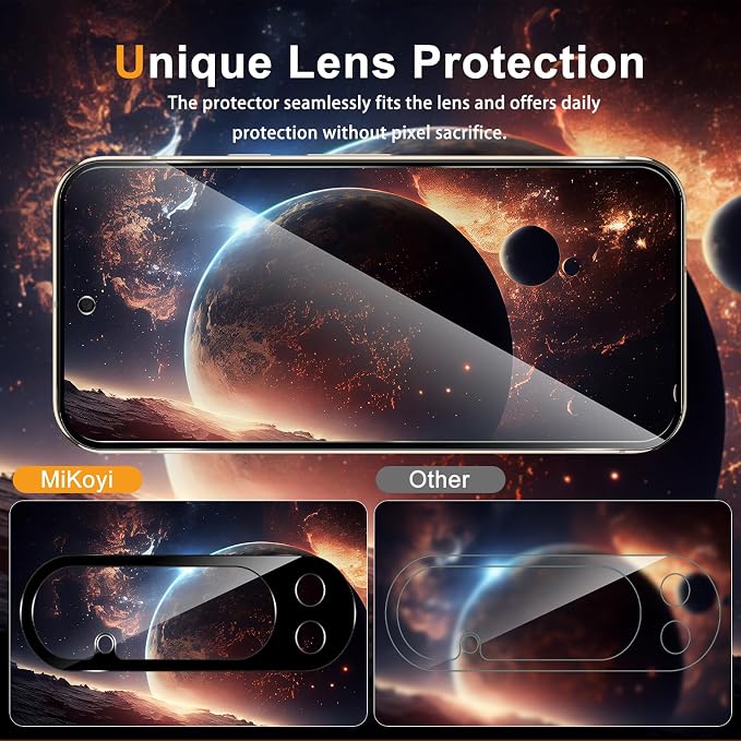 Privacy Screen Protector for Google Pixel 10 Lens Protector | [2+2] 9H Hardness Tempered Glass Protective Film + Camera Lens Protector [Full Coverage] [Anti-Spy] [Scratch-Resistant]