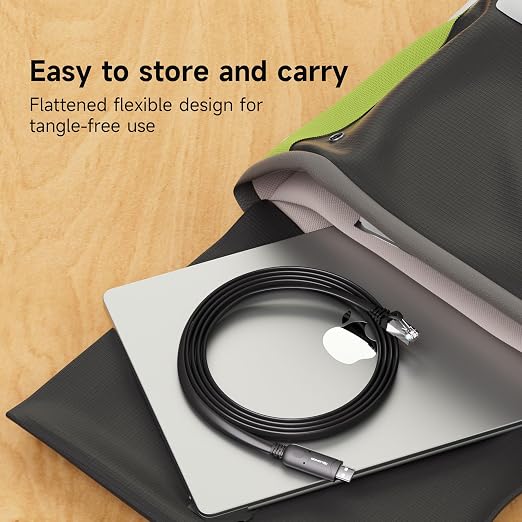 USB-C to RJ45 Console Cable Black - Cisco Certified FTDI Chip | Plug &amp Play for Routers/Switches (6ft) - NOT Ethernet!