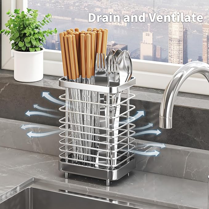 MAXCOOK Kitchen Utensil Drying Rack Dishwasher Safe ( 3.94x2.95x5.9 inch )