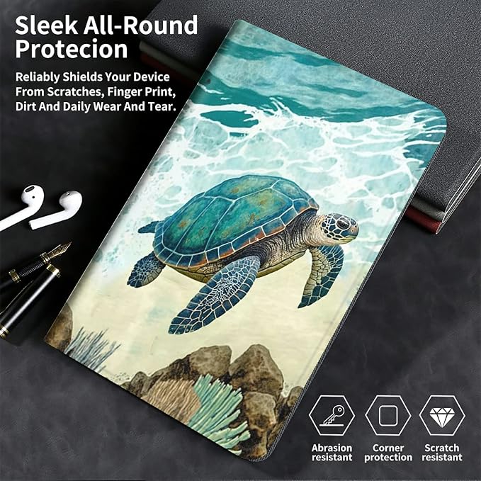 for Samsung Galaxy Tab A8 Case for Samsung Galaxy Tab A8 10.5 Case 2022 Lightweight Smart Cover PU Leather Adjustable Stand Protective Cover with Auto Wake/Sleep - Art Butterfly