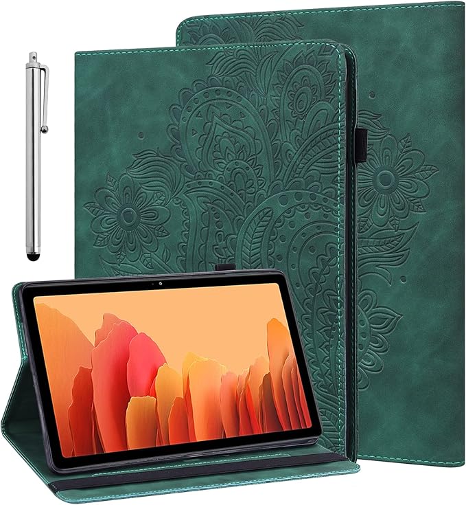 ALILANG Case for Samsung Galaxy Tab A 8.0 Inch 2019 (SM-T290/T295/T297) with Stylus Multiple Viewing Angles PU Leather Stand Flip Cover for Galaxy Tab A 8.0 Case 2019-Brown
