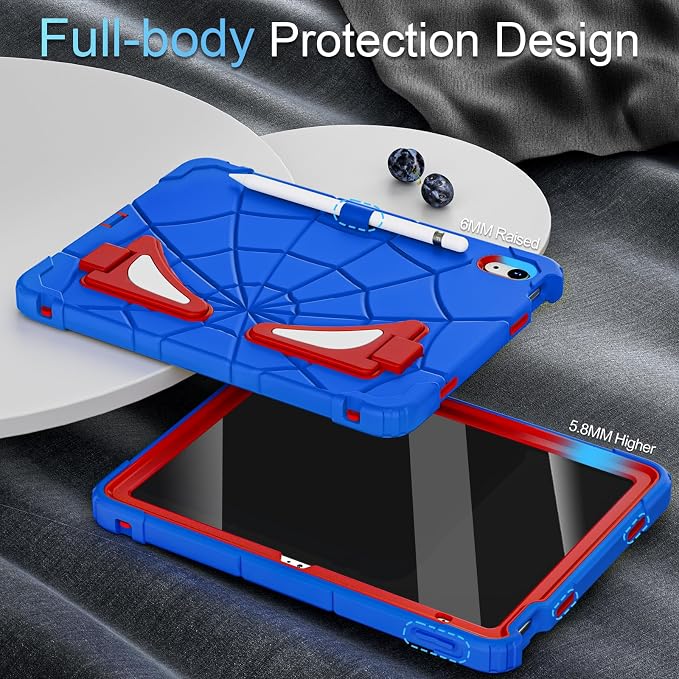 Auizotl Case for iPad (A16) 11'' 11th/10th Generation 10.9'' 2025/2022iPad Case 10th Generation with Screen ProtectorHeavy Duty Shockproof Cover for i Pad 11.0/10.9 InchBlack