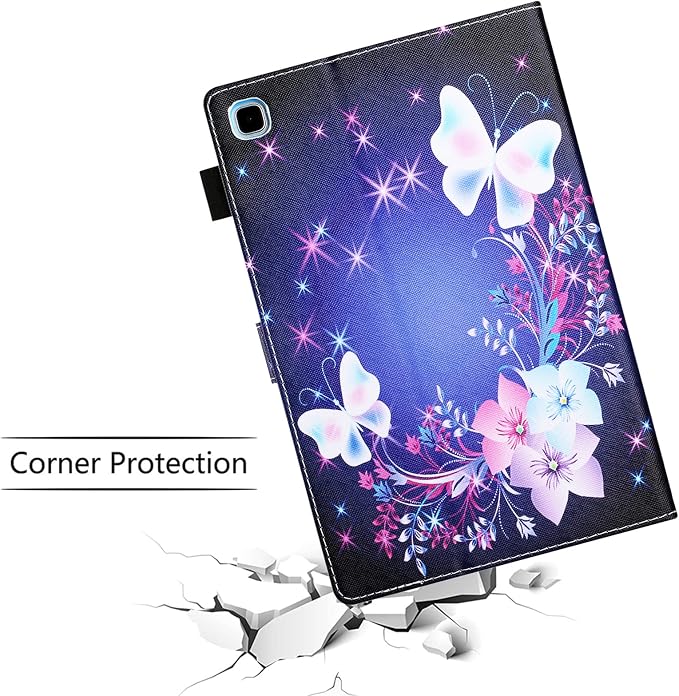 Fancity Case for Samsung Galaxy Tab A7 10.4 inch 2020 SM-T500/T505/T507 | Flexible PU Leather Case with Adjustable Standing Auto Sleep/Wake Card Slots &amp Pencil Holder for Galaxy Tab A7  Butter