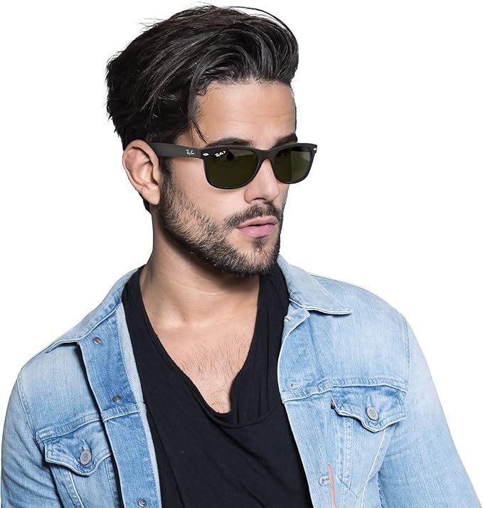 Ray-Ban RB2132 New Wayfarer Polarized Square Sunglasses