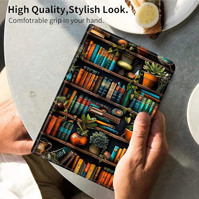 Case for iPad (A16) 11th Generation 11 Inch (2025)iPad 10th Generation 10.9 Inch (2022)PU Leather Slim Standing Smart Coverwith Auto Sleep/WakeBall on Fire