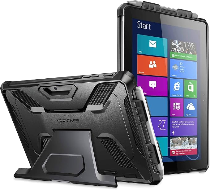 SUPCASE for Microsoft Surface Go Case with Stand (Unicorn Beetle Pro) [Pen Holder] [Military-Grade Protection] Heavy Duty Rugged Tablet Cover for Surface Go 4 / Go 3 / Go 2 / Surface Go Black