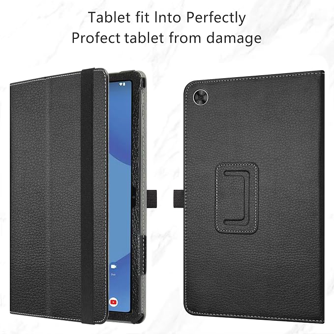 LiuShan Compatible with Onn 10.4 Tablet Pro Case 2023PU Leather Slim Folding Stand Cover for Onn 10.4 inch Tablet Pro Tablet (2023 Model No.100110603)Black