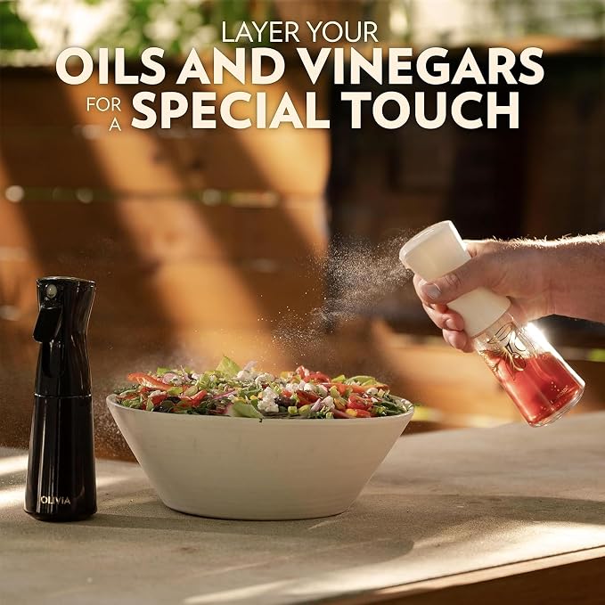 FLAIROSOL OLIVIA Oil Sprayer for Cooking, 200ml Glass Olive Oil Sprayer