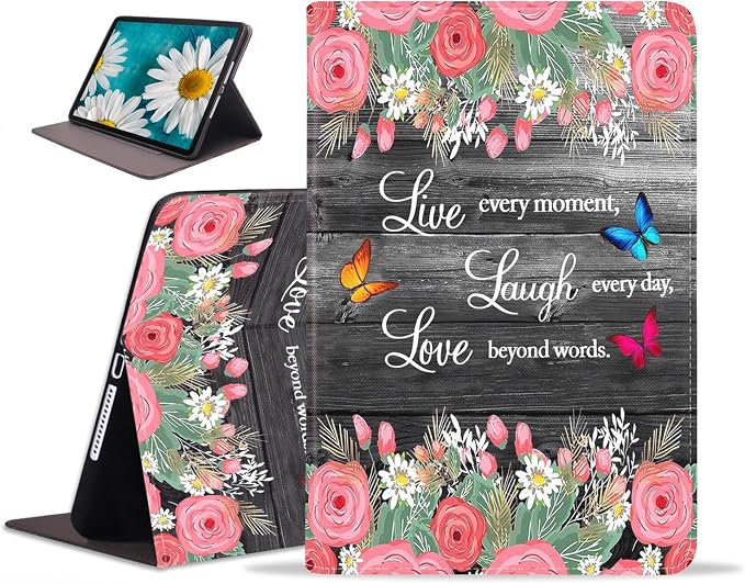 Case for Samsung Galaxy Tab S5e 10.5 inch 2019 Tablet [SM-T720/T725/T727] Slim PU Leather Case Adjustable Stand with Auto Wake/Sleep - Bible Verse Proverbs 31:25
