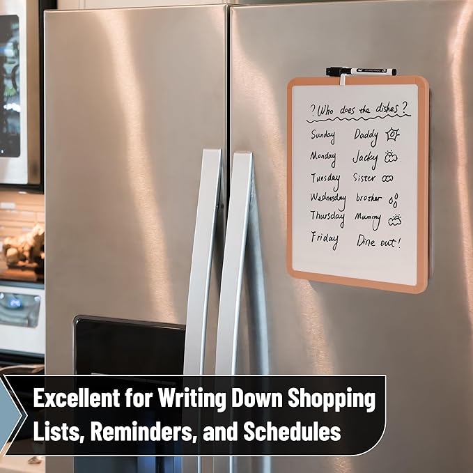 Mr. Pen- Dry Erase Board, 14” x 11” with a Black Dry Erase Marker, Small Mini White Board for Students, Back to School Supplies