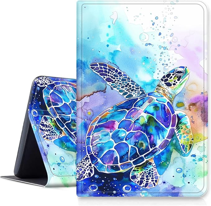 Case for Fire 7 2019/2017/2015Black Cat Purple Roses | DIGTIALL Slim Cover for Fire 7 Tablet 9th/7th/5th Gen 7.0 Folding Stand Protective Case Auto Sleep/Wake Smart Shell