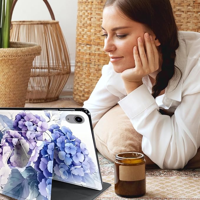 for iPad 10.2 Rotating Case 360° Protection Adjustable Kickstand Cover for iPad 10.2 (7th8th9th Generation) Shockproof Durable Lightweight PU Leather for iPad 10.2 Stand Case Basketball