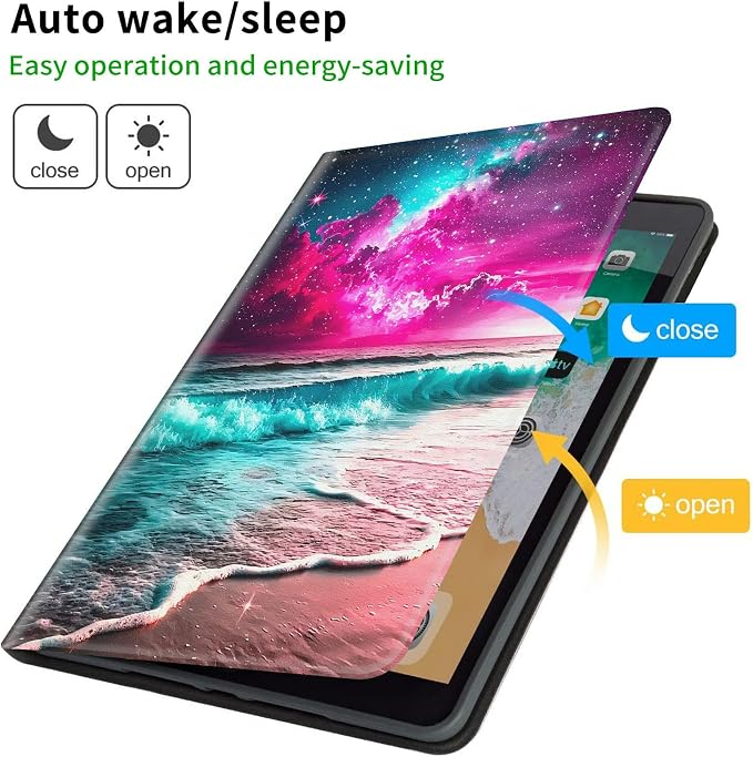 Case for All-New Kindle Paperwhite 12th Generation 7 inch 2024 &amp Kindle Colorsoft Signature Edition 2024 Lightweight Protective PU Leather Smart Stand Cover with Auto Wake Sleep - a Beautiful Gala