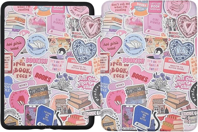 Case for Kindle Paperwhite 12th Gen 2024. Kindle Colorsoft Signature Edition Lightweight PU Leather Protective Cover with Auto Sleep/Wake Hand Strap Baseball
