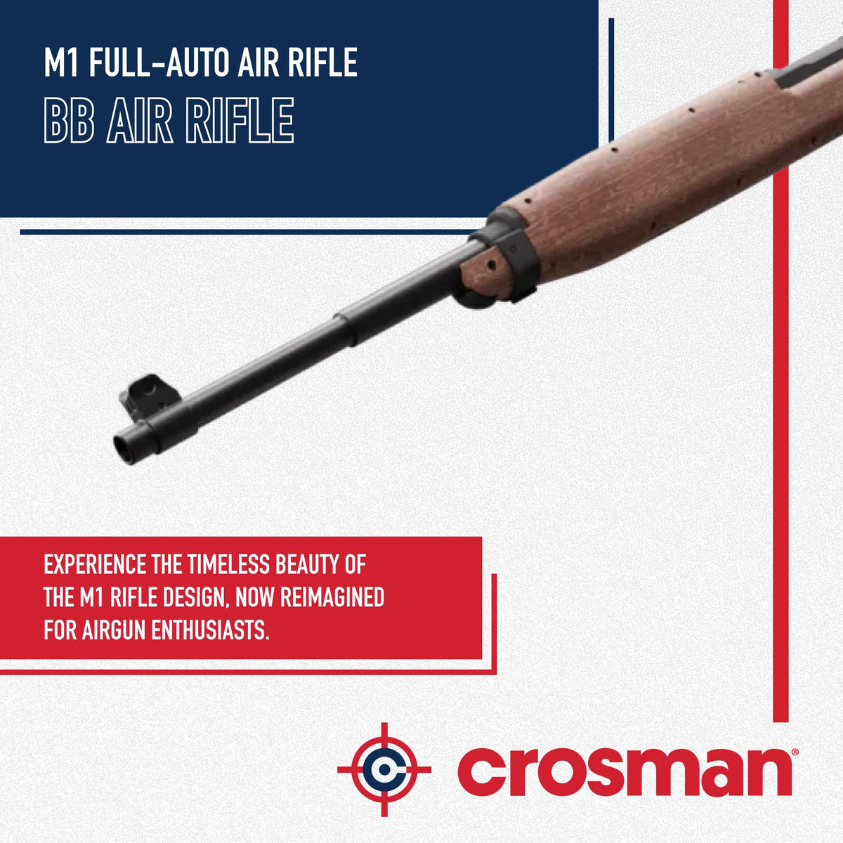 Crosman CFAM1 Full Auto CO2 BB Rifle - 300 Round - Brown