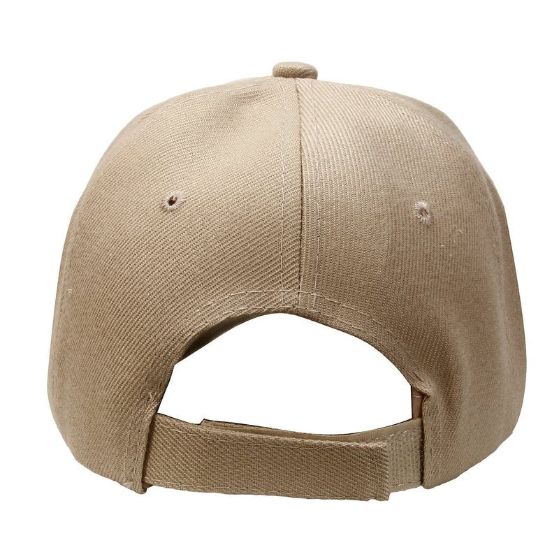 Falari Baseball Cap Adjustable Size for Running Workouts and Outdoor Activities All Seasons (2pk Black & Khaki)