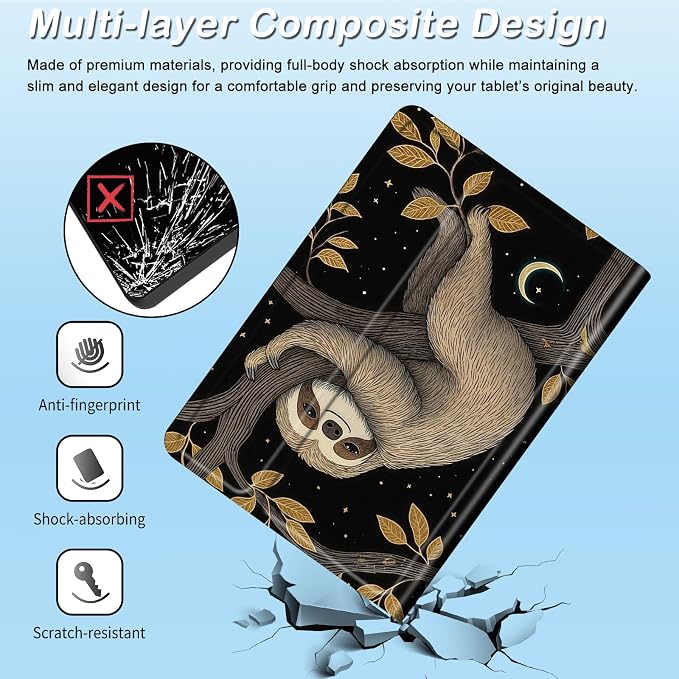 for 6 Kindle 2024 and 2022 (11th Generation) Case Slim Lightweight Smart Cover Case with Auto-Wake/Sleep for Kindle 2024Bald Eagle Flag
