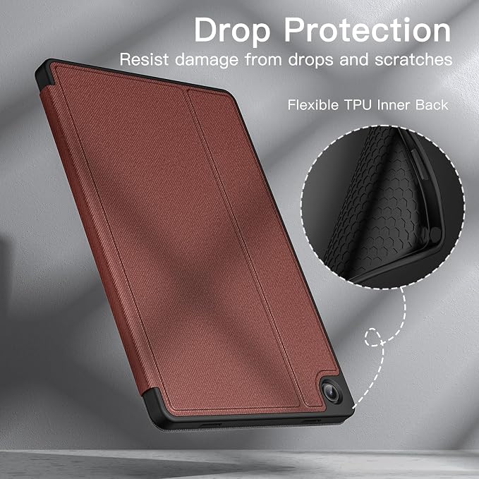 JETech Folio Case Cover for Samsung Galaxy Tab A9 Plus 11 Black | Multi-Angle Stand Cover Slim Protective Cover Auto Wake/Sleep