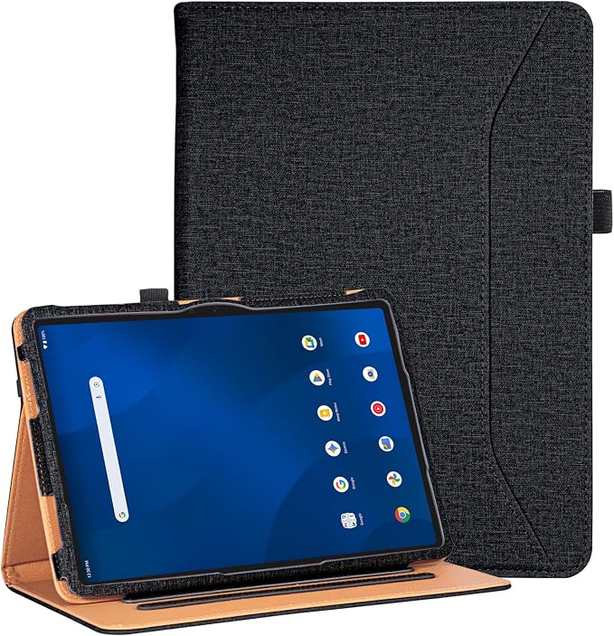 Case for Onn 11 Inch Core Tablet(2026 Model)Black | for Onn 11 Tablet Case 2026Multi-Angle StandElastic Pencil LoopSecure Closurewith Hand Strap Cover
