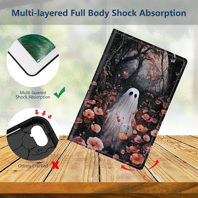 Slim Case for Amazon Kindle Fire Max 11 Case (13th Generation 2023 Release) 11 PU Leather Folio Stand Adjustable Smart Cover with Auto Wake/Sleep for Kindle Fire 11 TabletArt Black Cat Tree