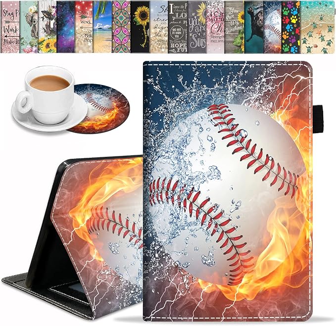 Case for Amazon Fire HD 10 Tablet (9th/7th Gen 2019/2017 Release) Premium PU Leather Cover with Auto Sleep Wake Feature Folio Case for Fire 10.1 Tablet Bible Verse Jeremiah 29:11