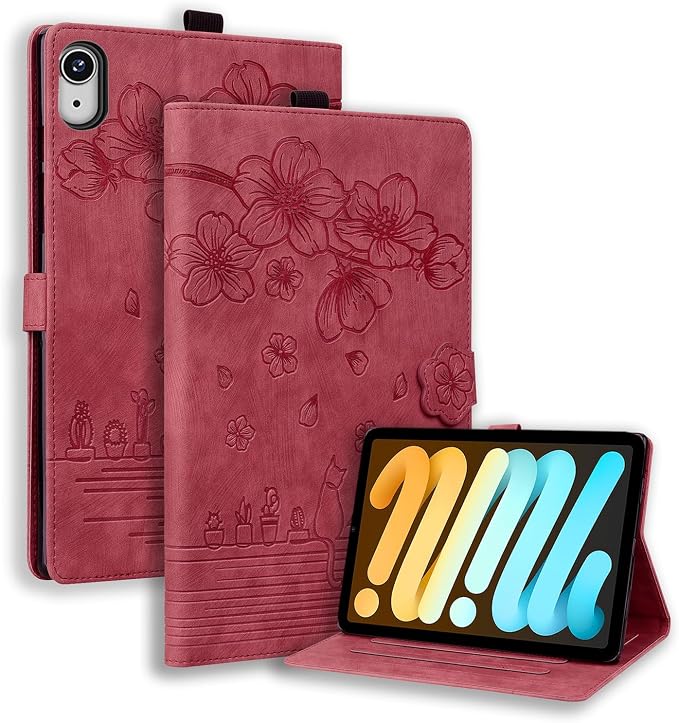 Case for Honor MagicPad 3 Pro 12.3 12.3 2026Multi-Angle Viewing PU Leather Folio Stand Cover with Pencil HolderShockproof Protective Case for Honor MagicPad 3 Pro 12.3 2026Rose Red