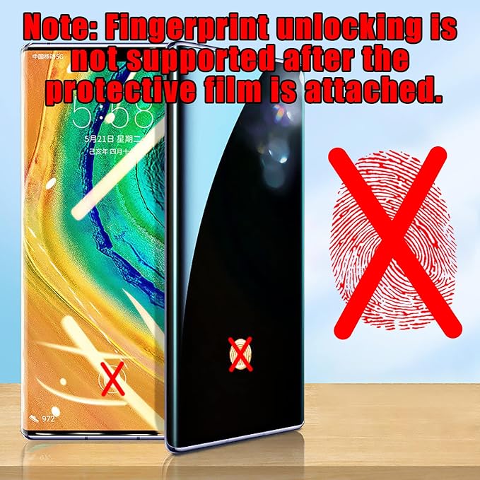 AKABEILA [3 Pack Privacy Screen Protector for Honor 100 5G Privacy Glass Full Coverage Anti Spy Tempered Glass Protective Film