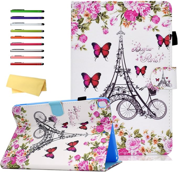 for Apple iPad 10.2 Case 2021/2020/2019 iPad 9th/8th/7th Generation Smart Cover with Pencil Holder [Auto Wake/Sleep] PU Leather Stand Folio Tri-fold Shockproof Thin Shell Colored Graffiti