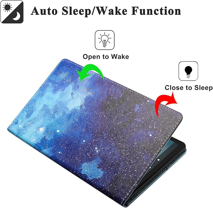 Case for Amazon Fire Max 11 Tablet (13th Generation 2023 Release) Auto Wake/Sleep Premium PU Leather Folding Stand Cover with Pen Holder &amp Multiple Viewing Angles - Beach