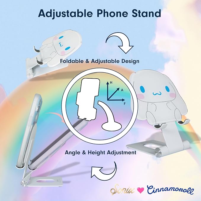 Sonix x Sanrio Character Phone Stand | Adjustable Cell Phone Holder Desk Stand Dock | Badtz Maru