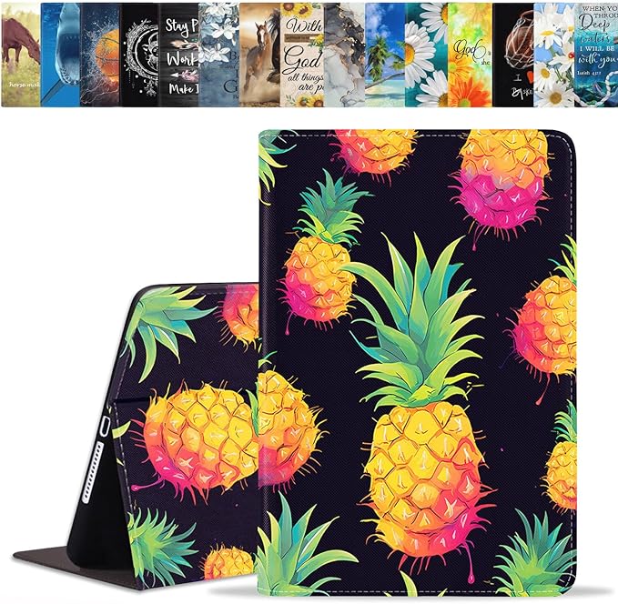 Case for Samsung Galaxy Tab A 8.0 2019 (SM-T290/T295/T297) Slim Lightweight PU Leather Stand Cover with Auto Wake/Sleep for Galaxy Tab A 8.0 Inch Abstract Watercolor Art Dogs