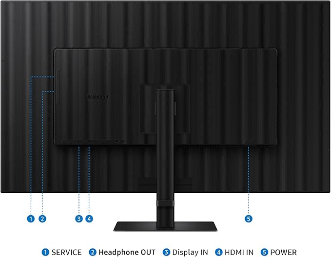 Samsung 37" ViewFinity S7 (S70D) 4K UHD HDR10 High Resolution Monitor, DP Port, TUV-Certified, 2025, LS37D700EANXZA