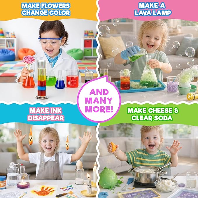 Doctor Jupiter Preschool Science Kit for Girls Ages 3-5 | Toddler Learning Activities, Birthday Gift Ideas for 3-4-5 Year Old Girls | Learning & Educational Toy STEM Kit with 100+ Experiments