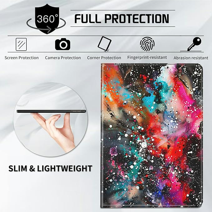 Case for All-New Kindle Paperwhite 12th Generation 7 inch 2024 &amp Kindle Colorsoft Signature Edition 2024 Lightweight Protective PU Leather Smart Stand Cover with Auto Wake Sleep - a Beautiful Gala