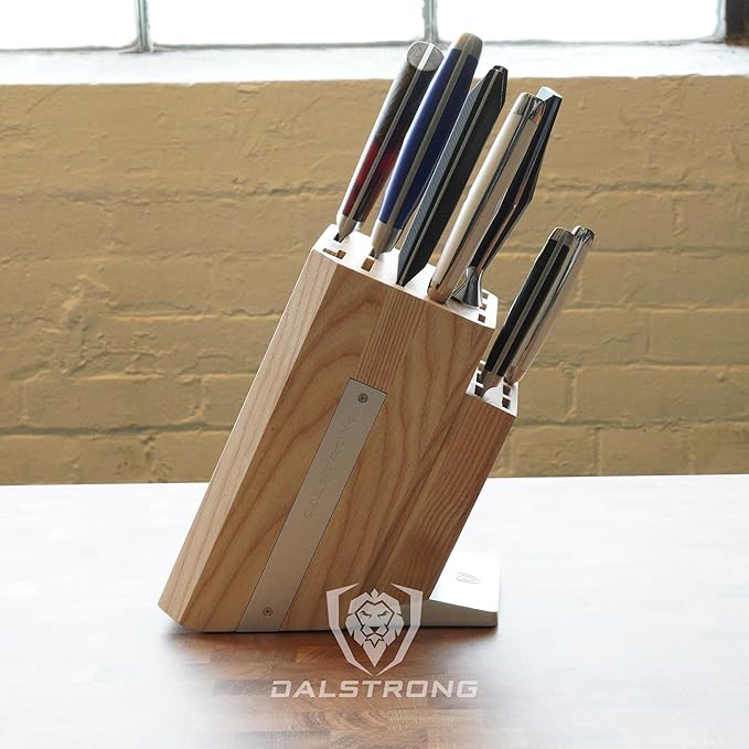 Dalstrong Universal Knife Block - 18-Slot American Ash Wood