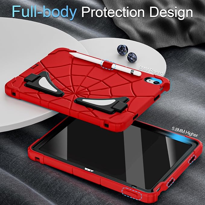 Auizotl Case for iPad (A16) 11'' 11th/10th Generation 10.9'' 2025/2022iPad Case 10th Generation with Screen ProtectorHeavy Duty Shockproof Cover for i Pad 11.0/10.9 InchBlack