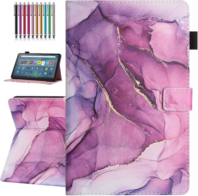 Case for Amazon Fire Max 11 Tablet (13th Generation 2023 Release) Auto Wake/Sleep Premium PU Leather Folding Stand Cover with Pen Holder &amp Multiple Viewing Angles - Beach