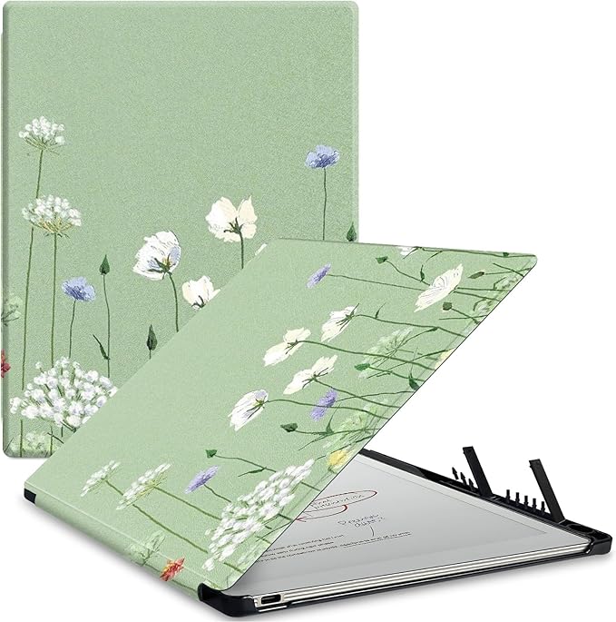 Case for Remarkable Paper Pro Tablet 11.8 (Released in 2024) Hard Back Shell Protective Book Folio Cover with Built-in Pen Holder with Auto Sleep/Wake Function.