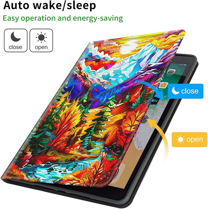 Case for All-New Kindle Paperwhite 12th Generation 7 inch 2024 &amp Kindle Colorsoft Signature Edition 2024 Lightweight Protective PU Leather Smart Stand Cover with Auto Wake Sleep - a Beautiful Gala