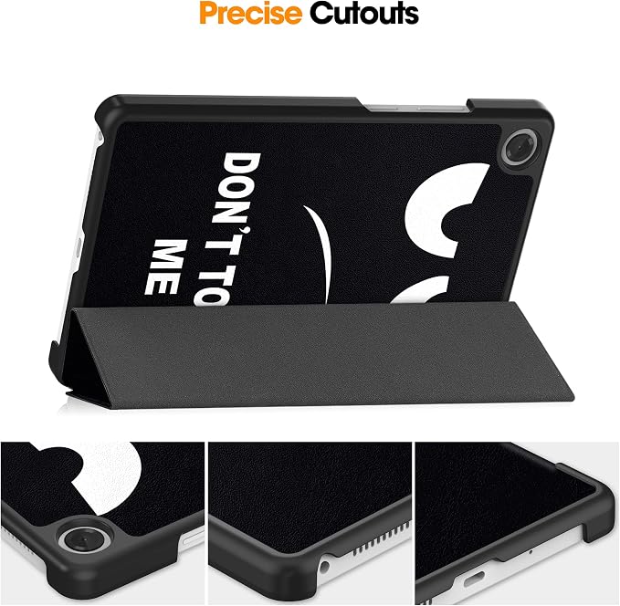 Smart Case for Lenovo Tab One / K9 8.7 Inch 2025 TB305XU/TB305FU Lightweight Trifold Stand Cover Auto Wake Sleep Blackish Green
