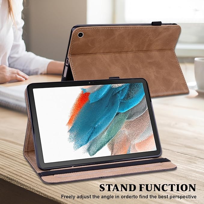Case for Amazon Kindle Fire Max 11 Case (13th Generation 2023 Release) 11PU Leather Folio Stand Stylish Solid Color Stripe Stand Cover for Fire 11 Tablet - Black