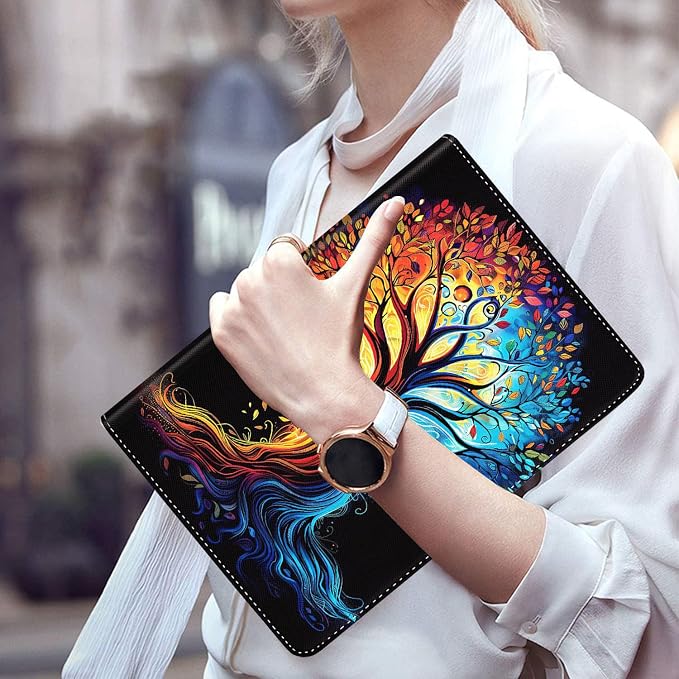 Case for New iPad (A16) 11th Generation 11 Inch 2025for iPad 10th Generation 2022 10.9 Inch Multi-Angle Stand Smart Cover Shockproof with Auto Wake/Sleep ，Starry Sky