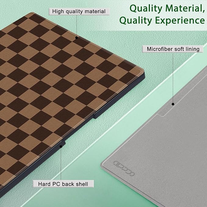 Case for Remarkable Paper Pro Tablet 11.8 (Released in 2024) Hard Back Shell Protective Book Folio Cover with Built-in Pen Holder with Auto Sleep/Wake Function.
