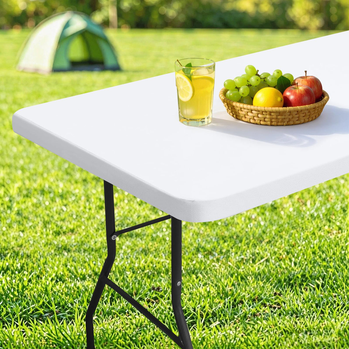 homing Rectangle Table Cloth Cover 6 Foot Elastic Fitted Tablecloth