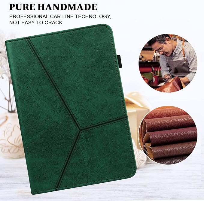 Case for Amazon Kindle Fire Max 11 Case (13th Generation 2023 Release) 11PU Leather Folio Stand Stylish Solid Color Stripe Stand Cover for Fire 11 Tablet - Black